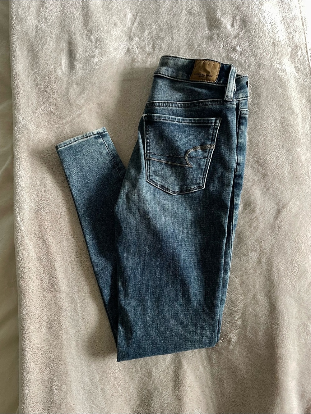 American Eagle super stretch x skinny jeans medium dark wash 0R